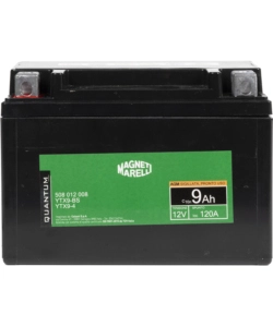MAGNETI MARELLI BATTERIA MOTO E SCOOTER 9AH 12V 120A TECNOLOGIA AGM SIGILLATA POLO POSITIVO SINISTRO